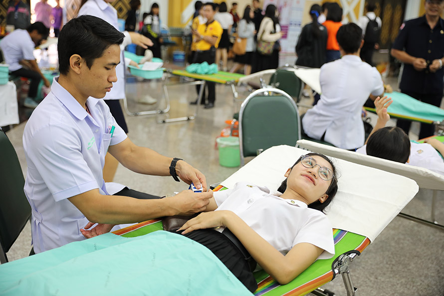 กยศ.รวมใจปันโลหิต ต่อชีวิตเพื่อนมนุษย์ ปีที่ 6