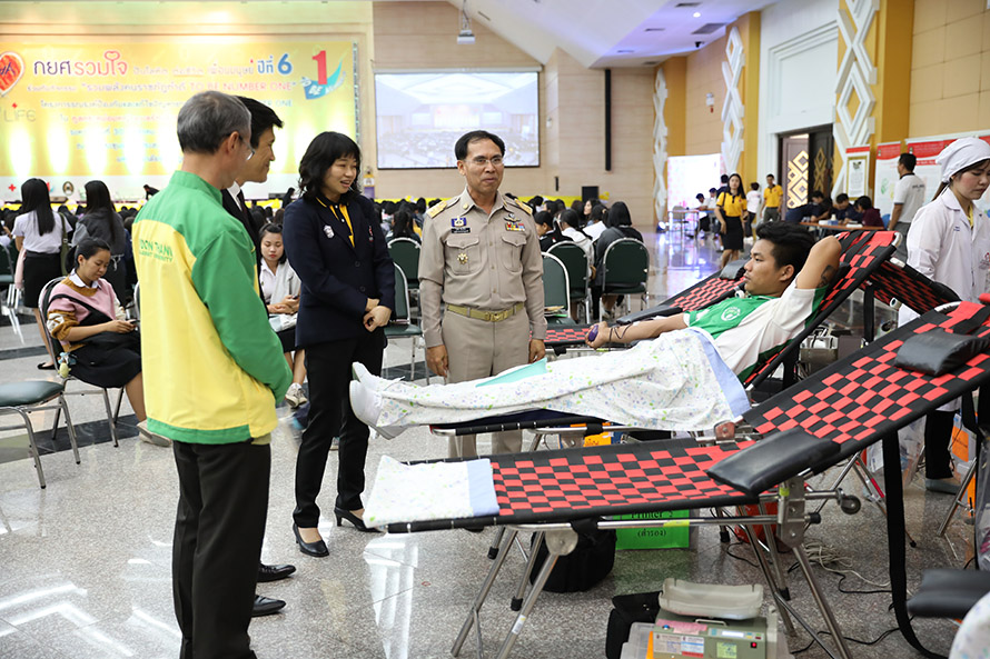 กยศ.รวมใจปันโลหิต ต่อชีวิตเพื่อนมนุษย์ ปีที่ 6