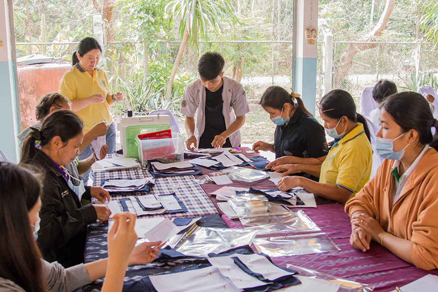 ยุวชนอาสา ลงพื้นที่ดำเนินโครงการฯ