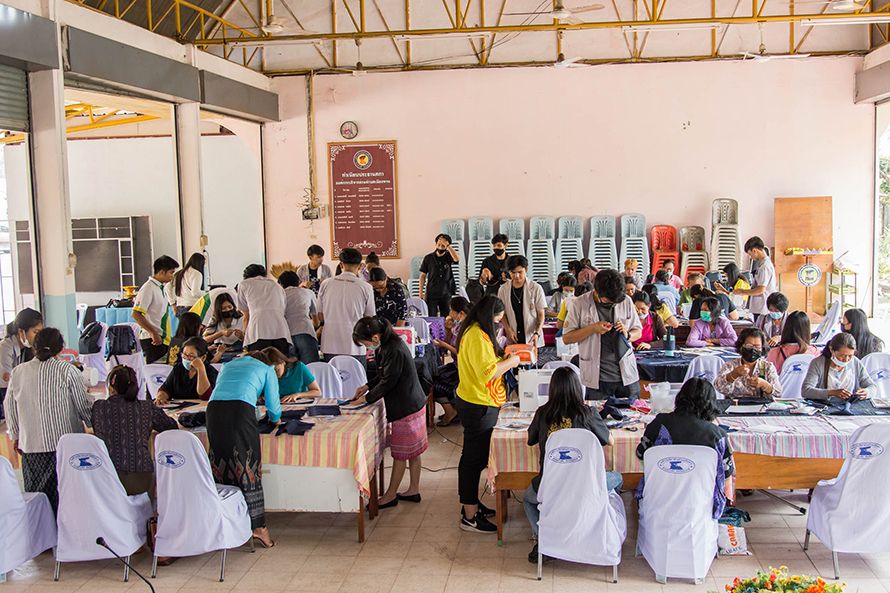 ยุวชนอาสา ลงพื้นที่ดำเนินโครงการฯ