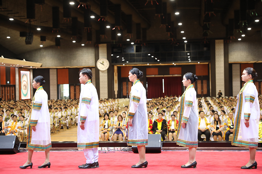 พิธีฝึกซ้อมพิธีรับพระราชทานปริญญาบัตรบัณฑิต