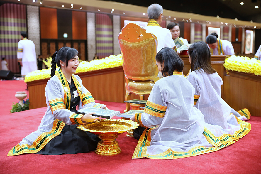 พิธีฝึกซ้อมพิธีรับพระราชทานปริญญาบัตรบัณฑิต